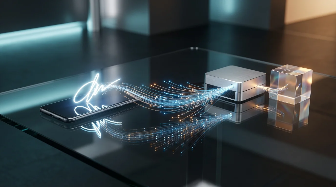 Ilustrație care arată un smartphone conectat la un certificat digital securizat.